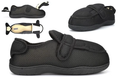 Mens Extra Wide Fit Slippers Mens Extra Wide Slippers Mens Wide Fit Slippers - Image 1 of 4