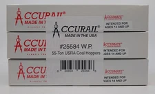 Accurail 25584 HO Scale Western Pacific 55-Ton USRA Hopper Cars (Pack of 3)