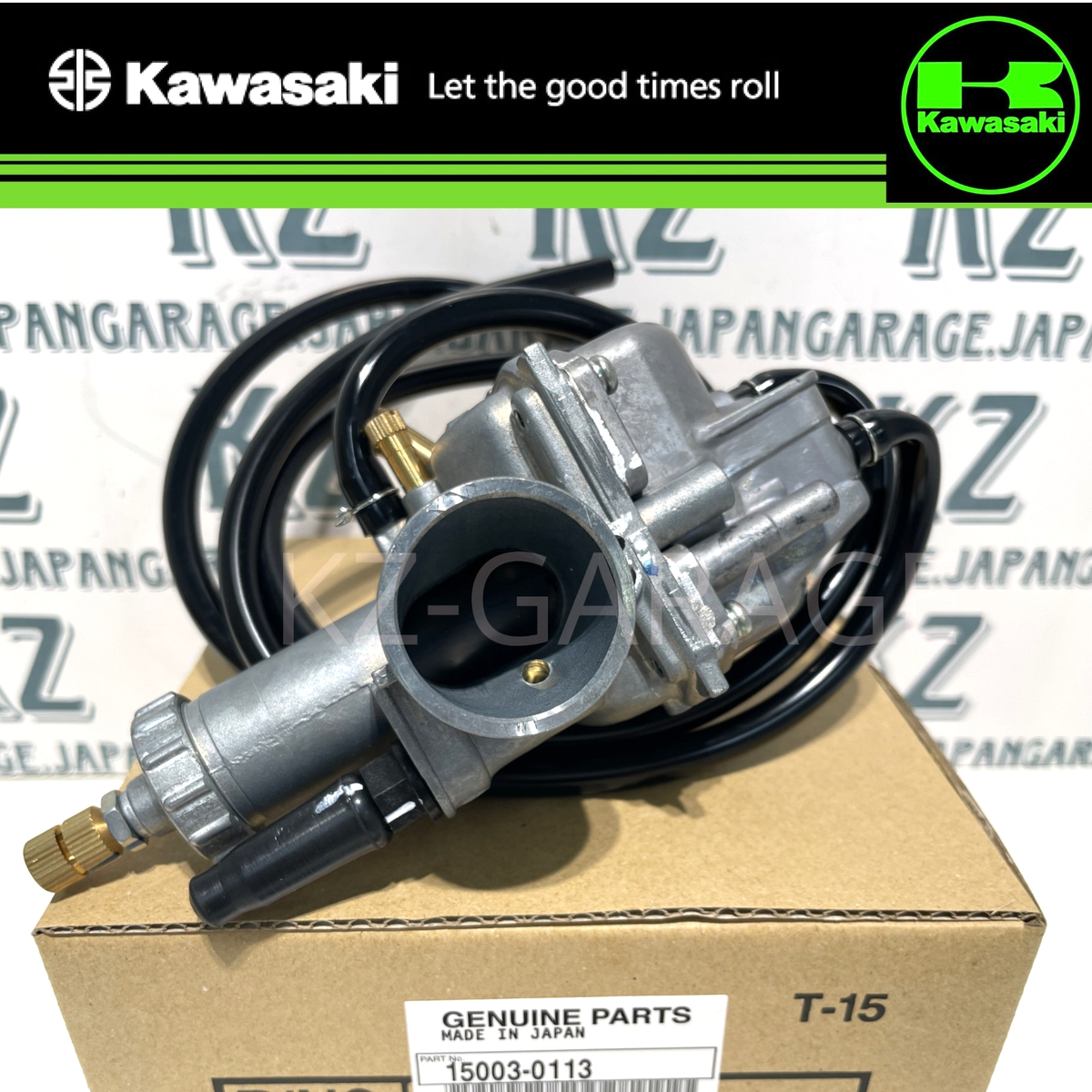 Genuine OEM Kawasaki Carburetor Assembly - 15003-2974 / 15004-2063