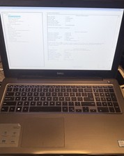 DELL INSPIRON 5567 | INTEL CORE i5-7200U 2.50GHZ | 8GB RAM | NO HDD