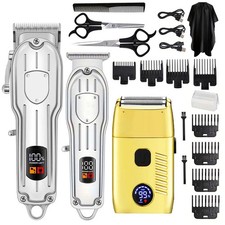 Professional Hair Clippers Electric Razor Shavers for Men USB Rechargeable Clipp