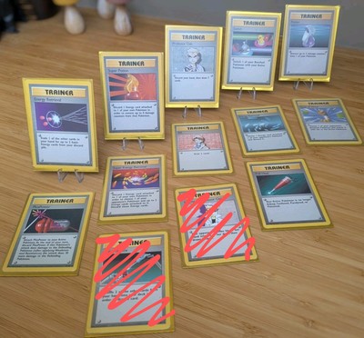 Original Pokemon Trainer Karten Mega Konvolut X13 Karten Top Zustand