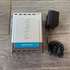 D-Link DGS-1005D 5 Port Gigabit Ethernet Network Switch Power Adapter NOT TESTED