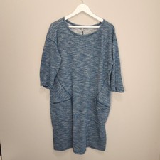 T by Talbots Sweatshirt Dress Cozy Casual Lagenlook Fall Winter Layer - Size X