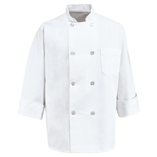 Red Kap Eight Pearl Button Chef Coat