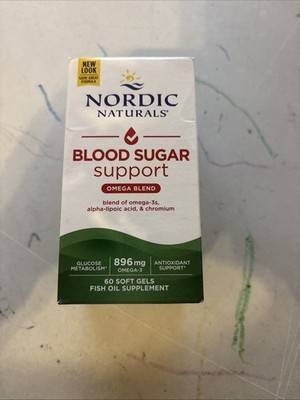 Nordic Naturals Omega Blood Sugar - Brkn Box Alpha-Lipoic Acid&chromium, 60 4/26