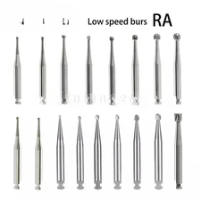 Dental Drill Bits Tungsten Carbide Burs Round Head RA Dentist Tools