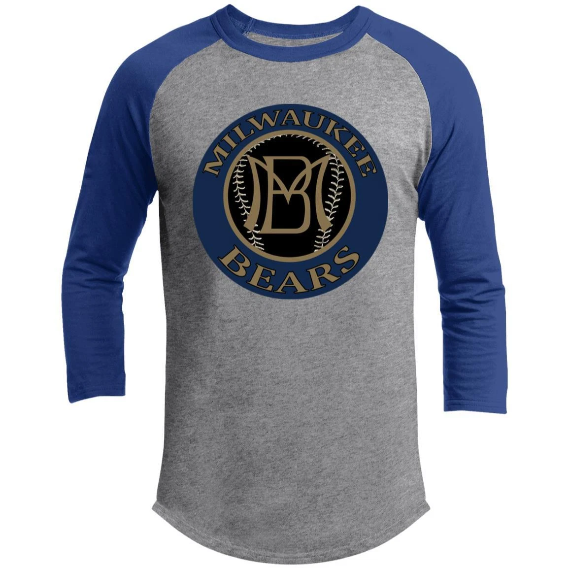 Milwaukee Bears Raglan Shirt Franchise Negro League Baseball