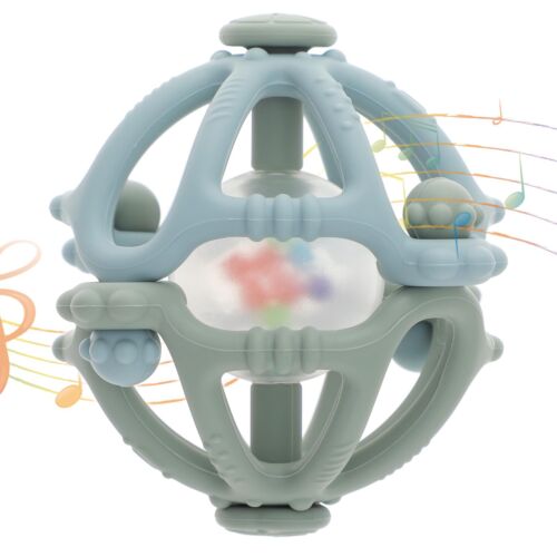Stereo Rattle Teether Sensory Teething Toys For Baby Developmental Infant Toys G