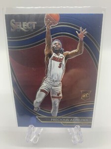 2020-21 Select PRECIOUS ACHIUWA Rookie Base Retail Blue HEAT #281 Courtside
