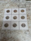 1943 P Steel Lincoln Wheat Penny Lot Of 9 Look At Pics (G)