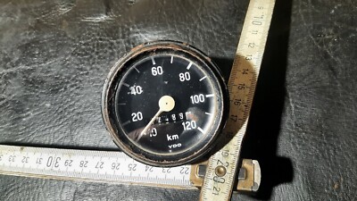 Kreidler VDO Tacho 120km/h 60mm Funkt. i.O. Hercules Zündapp Hercules Puch Moped