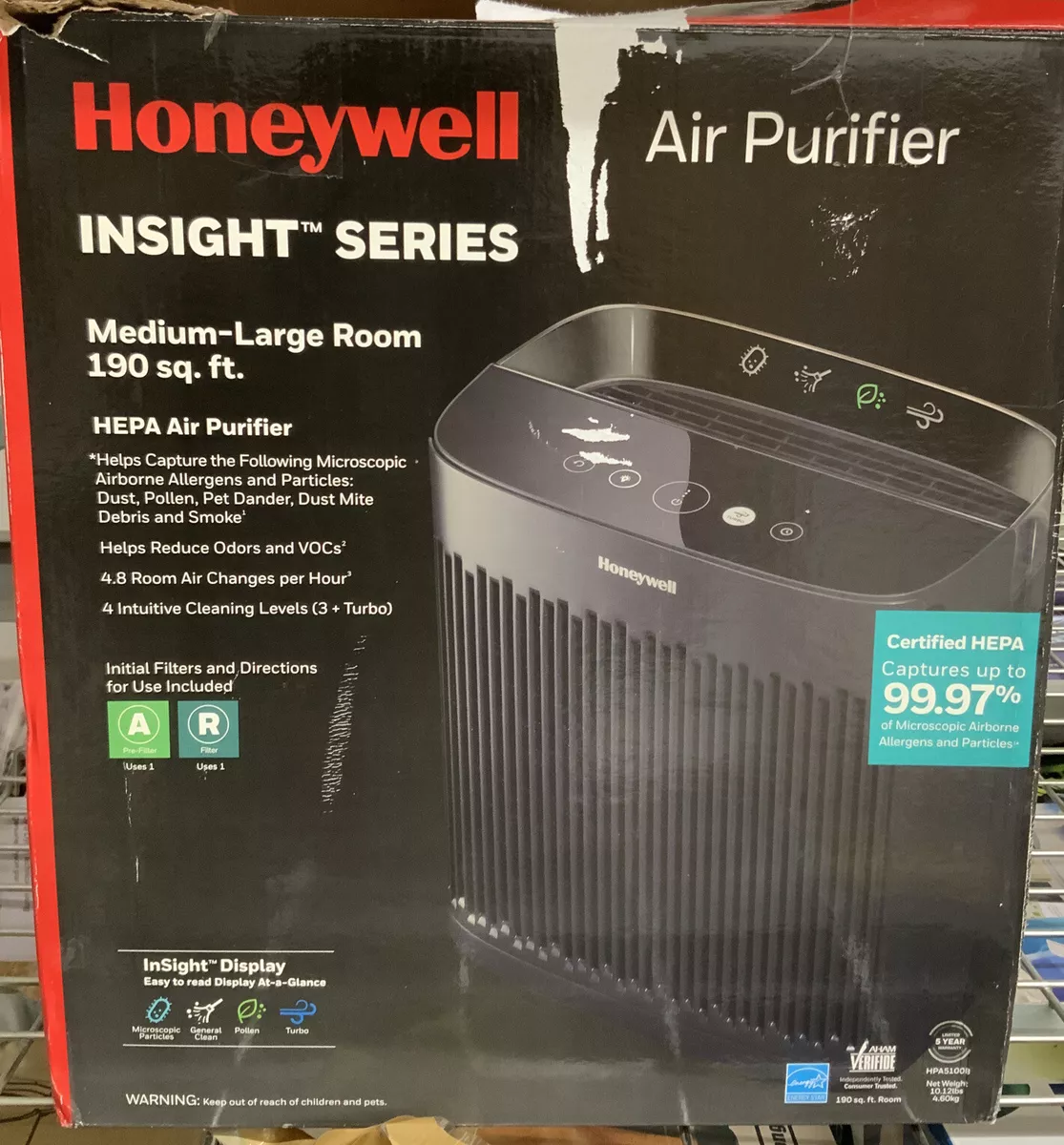 Honeywell insighttm hpa5100b deals