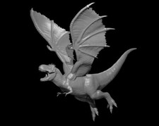 Dragon Tyrannosaur Dinosaur Monster Manual 28mm Scale DND D D Tabletop Miniature