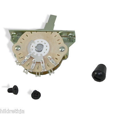 #ad Switch 5 Way Oak Grigsby with Black Knob Electroswitch 51993 081353BK $11.69