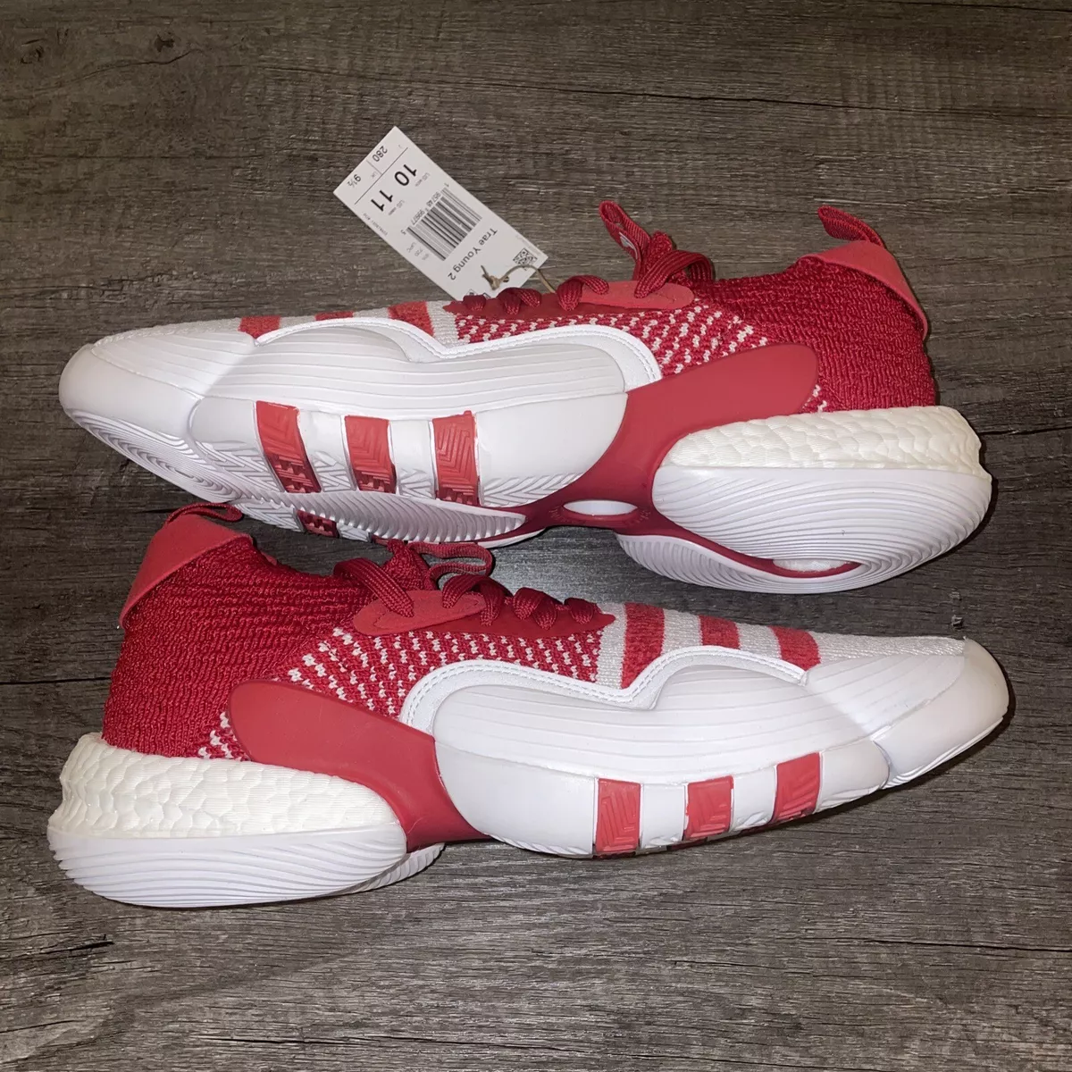 Adidas TRAE YOUNG 2 Team Power Red Men s Size 11 H03845 Basketball Shoes