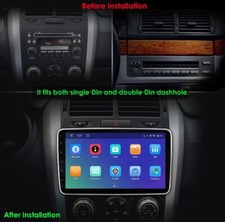 Autoradio Android 10 Pollici Stereo CarPlay Android Auto 1 Din 2/32gb Estraibile - Miniatura 4