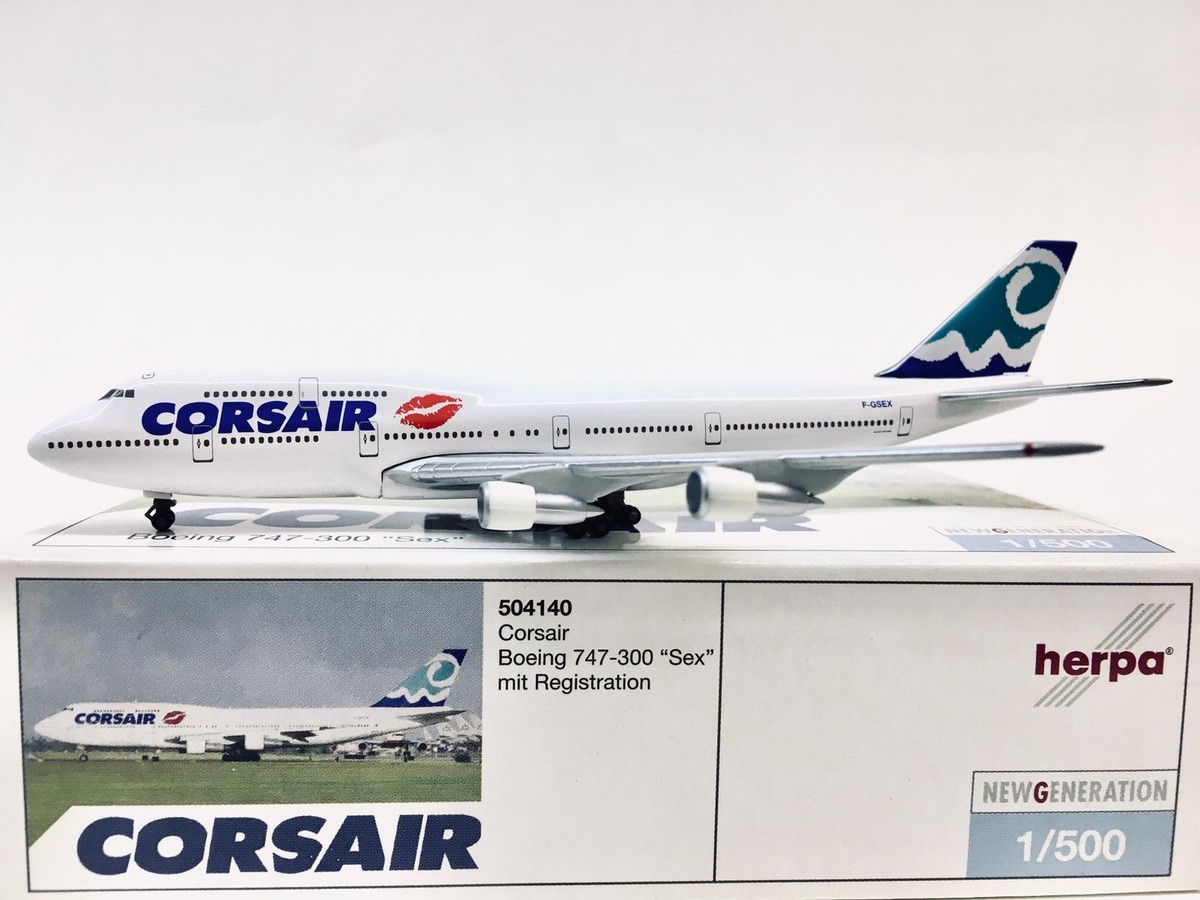 Herpa Wings Club Corsair Boeing 747-300 
