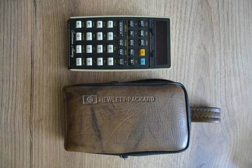 Hewlett Packard  HP 29C  Programmierbarer Taschenrechner  (1977-79)  mit Tasche