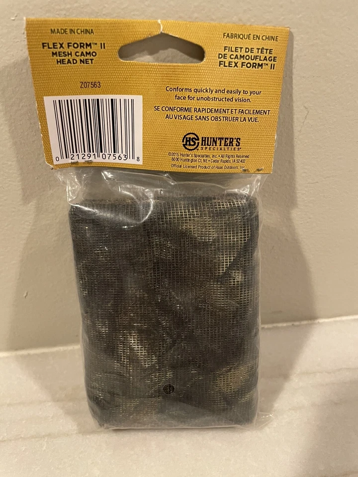 Hunters Specialties Flex Form II Head Net OSFA Mesh Camo Net-07563 - Image 2 of 3