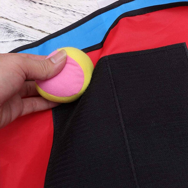 Dodgeball Game Set 6Pcs Kids Dodgeball Tag Sticky Vests with 30 Sport Balls eBay