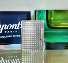 Genuine S.T. Dupont Line 1 Lighter in Silver