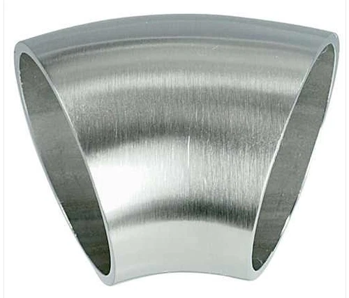 45 Grad Edelstahl Bogen 63,5mm V2A 2,5 Zoll Rohrbogen Schweißbogen Abgasbogen - Bild 1 von 1