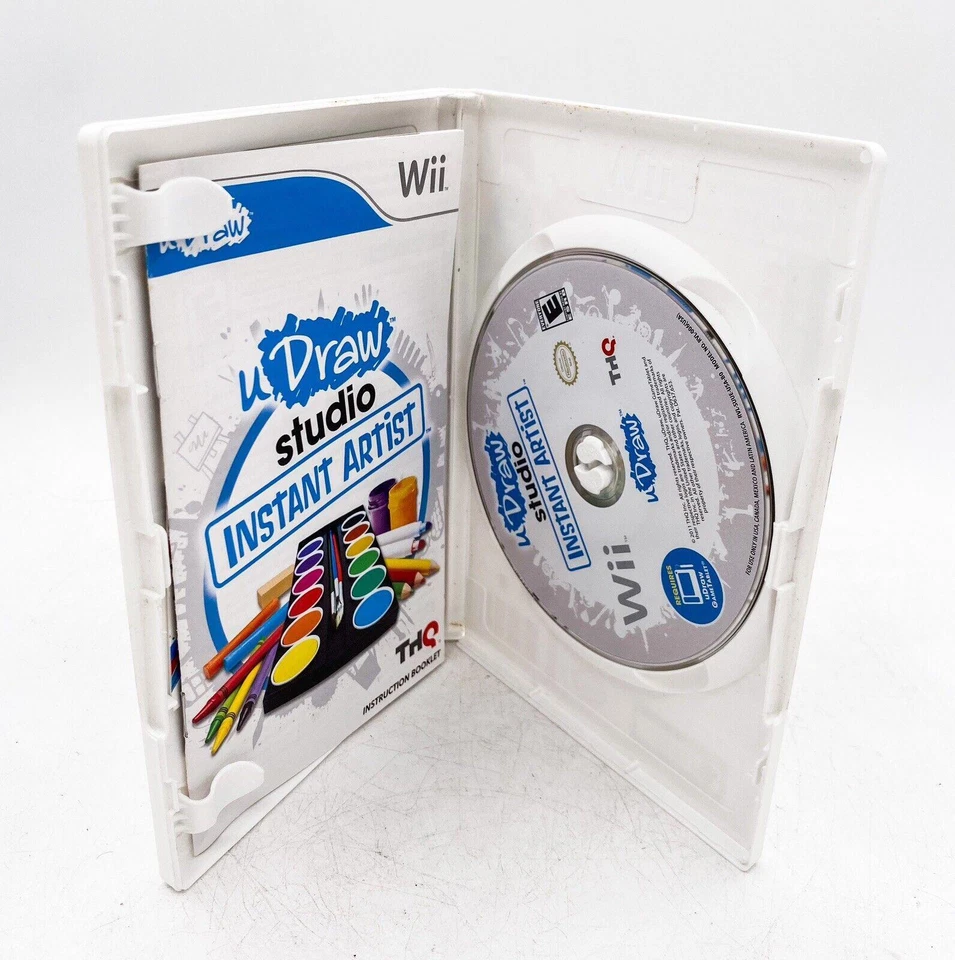 uDraw Studio: Instant Artist - Nintendo Wii - Complete w/Manual - Tested Working - Image 2 of 2