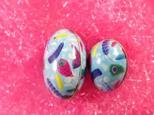 Empty Nesting Tin Easter Eggs Feathers First By Department 56 Spring Décor