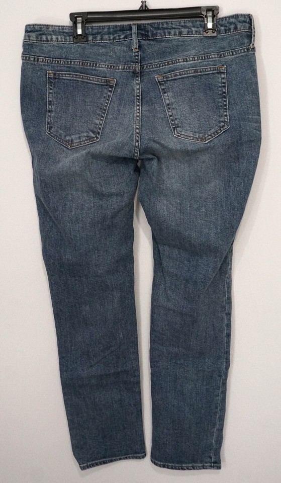 New Gap Maternity Real Straight Denim Blue Jeans Size 32L eBay