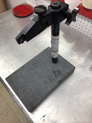 CDI granite comparator. 60812-1. 8” X 12” X 2” W/ Adjustable Arm, Lug Mt W/o Ind - Picture 2 of 6