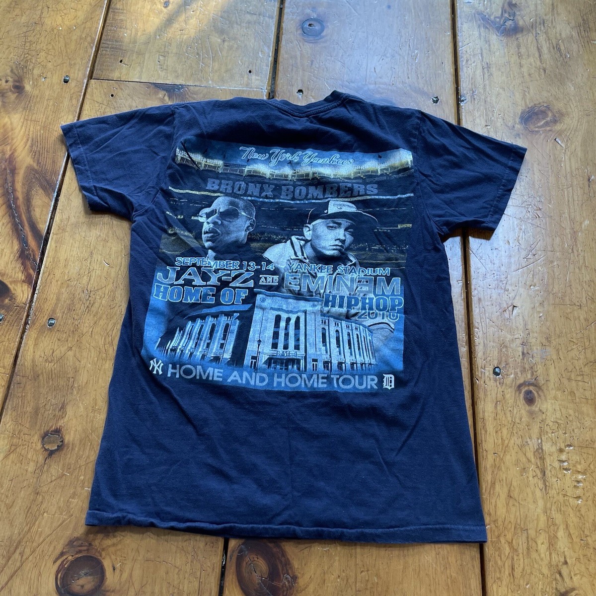 Jay-Z Eminem 2010 Home and Home Tour Shirt Adult Small New