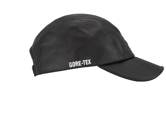 Supreme Gore-Tex Leather Camp Cap Black Hat Brand New Lambskin | eBay