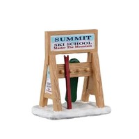 Lemax 34097 - Ski Rack Sign - Weihnachtsdorf Winterdorf Neu