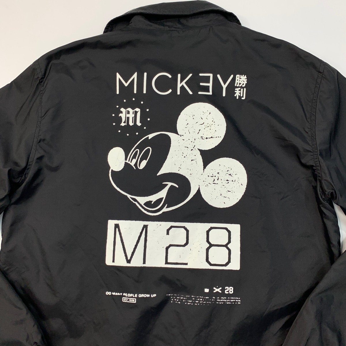 Disney x Neff Jacket Mens M Medium Black M28 Collection Disney x Neff Jacket Mens M Medium Black M28 Collection