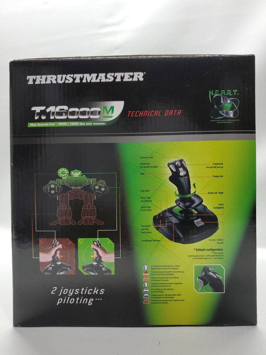 Thrustmaster T16000M FCS Joystick Flight Simulator Controller ✅