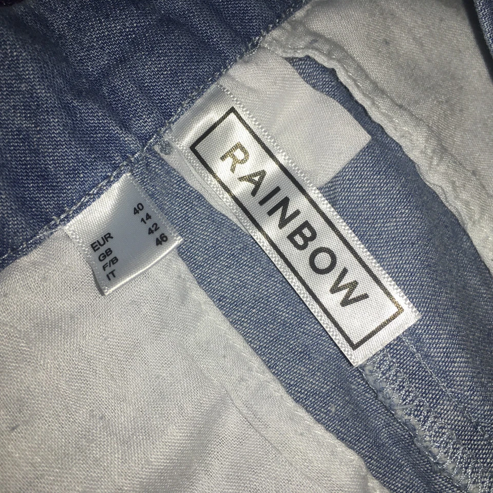 Lightweight Denim Jeans Size 12/14 - See Photos - Image 3 of 4