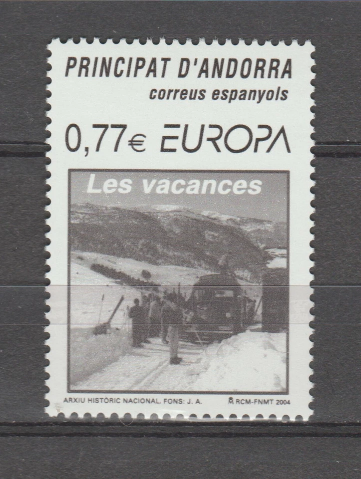 s36026 SPANISCH ANDORRA 2004 EUROPA CEPT POSTFRISCH ** 1v HOLYDAYS