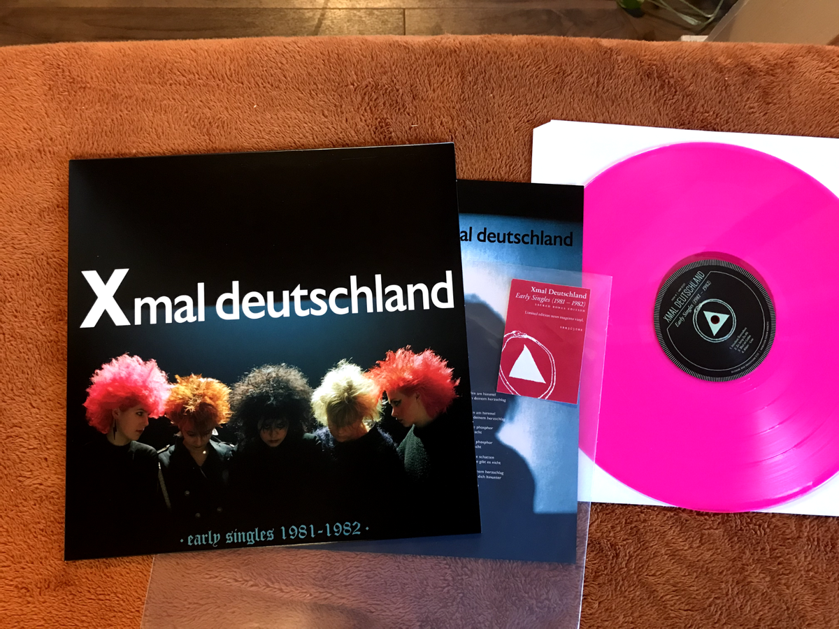 NAMELESS 変態カルチャー CD xmal deutschland singles lp 1981-82 neon magenta '24 ltd ed re rm