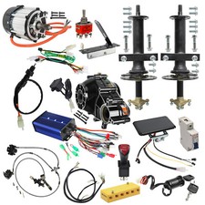 Rear Differential Axle Kit 72V 1500W Electric Motor Golf Cart Go kart ATV bike