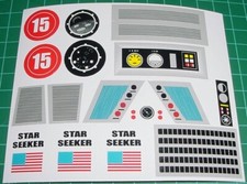 Major Matt Mason Star Seeker Custom Reproduction Vinyl Decals Peel/Stick