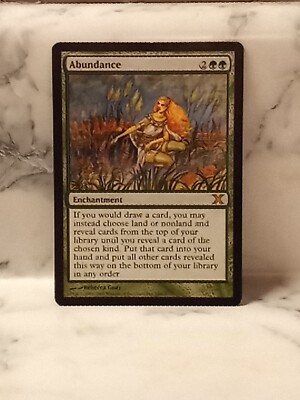 mtg cards like abundance Which emeritus do you most want to play during prerelease? Secrets of Strixhaven is available Friday April 17th. #secretsofstrixhaven Put that card into your hand and put all other cards revealed this way on the bottom of your library in any order. MTG Abundance - Magic The