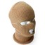 3-Hole Full Face Ski Mask – Winter Balaclava, Outdoor Tactical Hat (Black)