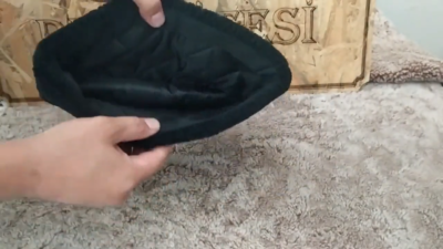 Atatürk Hat - Black Sheepskin - Unisex - Handmade Leather
