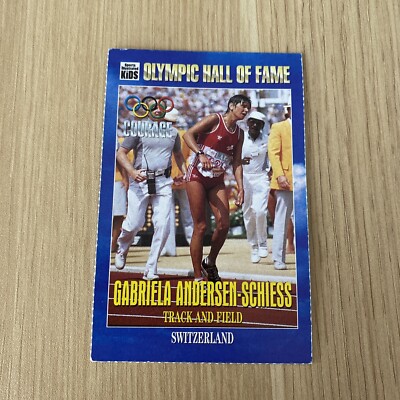 1995-96 for Kids Special Olympic Hall of Fame Gabriela Andersen-Schiess #30