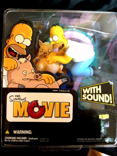 The Simpson’s Movie: HomerAnd Plopper McFarlane Toys Sealed
