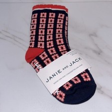 NWT Janie and Jack geometric print socks 12-24 months