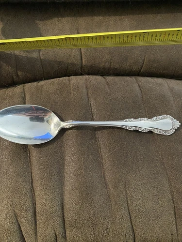 Sterling Silver Flatware - Reed And Barton Georgian Rose Teaspoon 6”