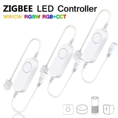 TUYA Zigbee Smart Life APP Led Dimmable Controller Voice for RGB RGBW led strip