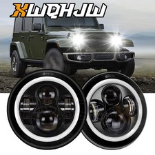 2x 7 Inch Round Led Headlights With Turn Signal For Jeep Wrangler Jk Lj Tj Cj 2x 7 Inch Round Led Headlights With Turn Signal For Jeep Wrangler Jk Lj Tj Cj